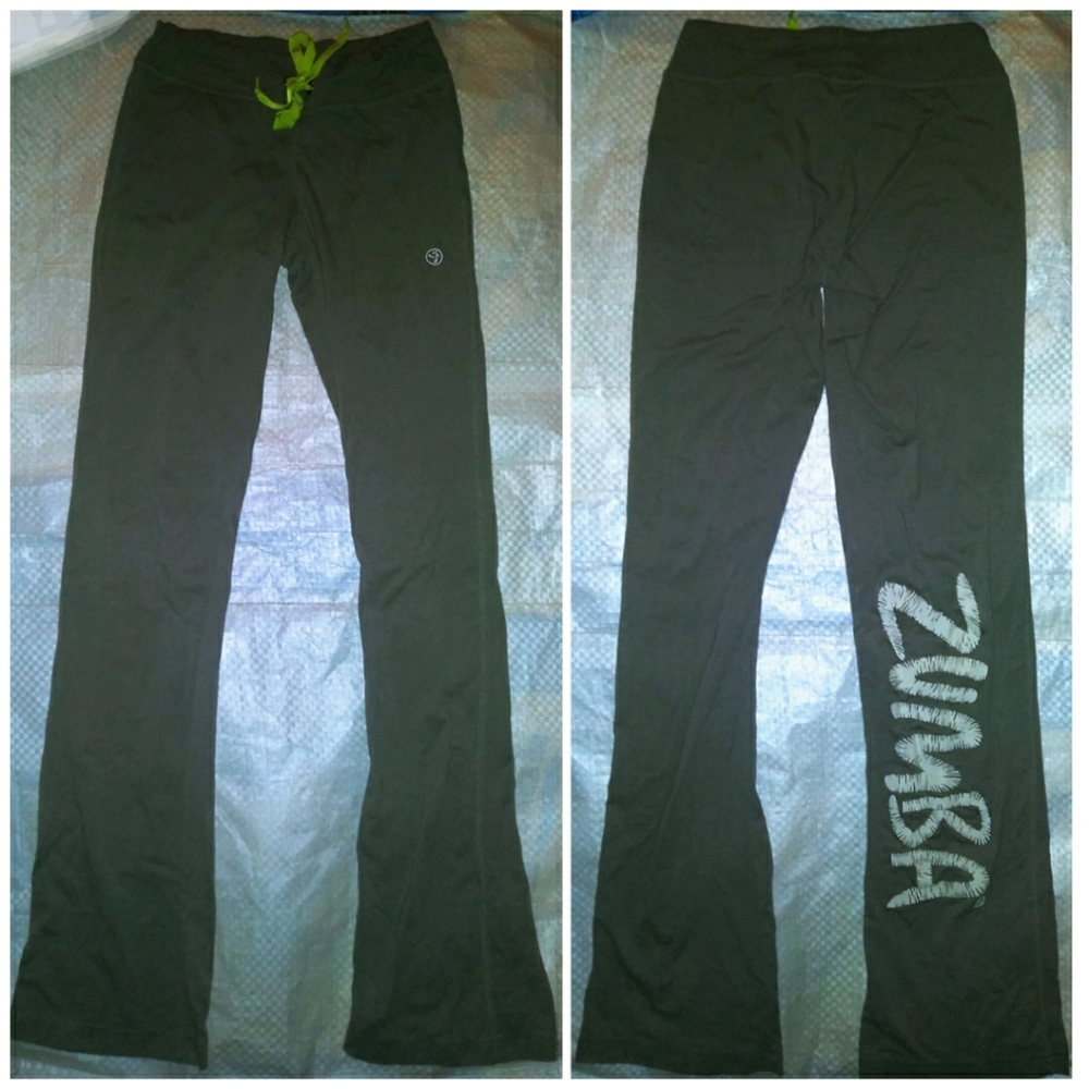 Zumba Fitness size small darling lounge pants gray